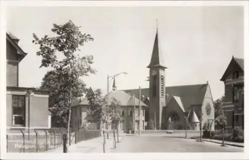 Ak Hillegom Südholland Niederlande, St. Joseph Kirche