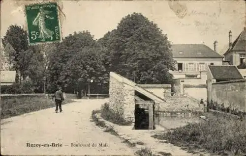 Ak Rozoy Rozay en Brie Seine et Marne, Boulevard du Midi