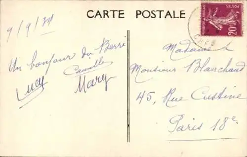 Ak Massay Cher, Le Champ-aux-Oies, vue generale