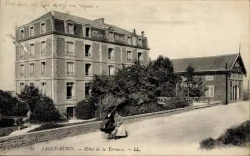 Ak Saint-Aubin Frankreich, Hotel de la Terrasse