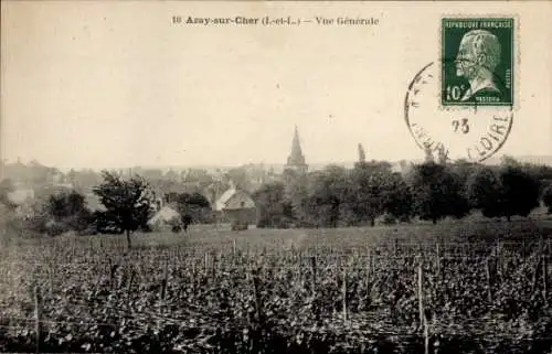 Ak Azay sur Cher Indre et Loire, Gesamtansicht