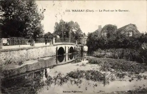 Ak Massay Cher, le Pont sur le Garreau