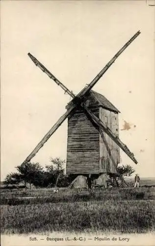 Ak Oucques Frankreich, Moulin de Lory