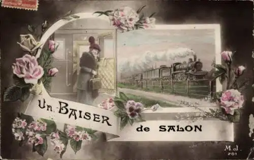 Ak un Baiser de Salon, Eisenbahn