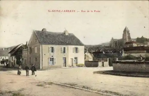 Ak St-Seine, Abbaye, Rue de la Poste