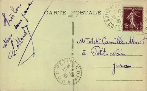 Ak Recey sur Ource Côte d'Or, Val d'Arc