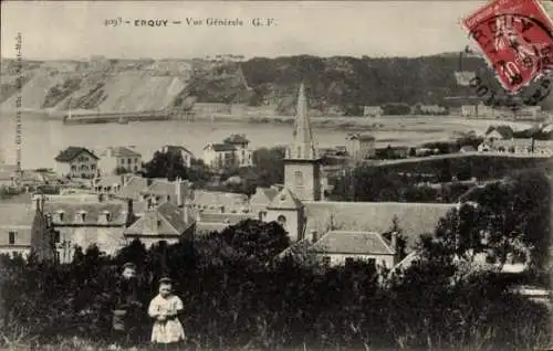 Ak Erquy Côtes d’Armor, vue generale