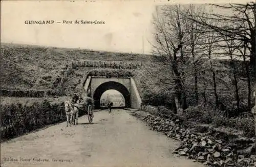 Ak Guingamp Cotes d'Amor, pont de Sainte-Croix