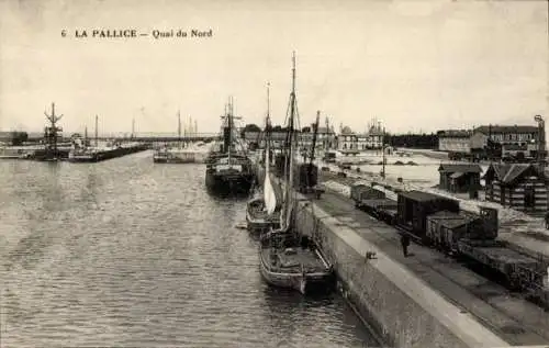 Ak La Pallice Rochelle Charente Maritime, Quai du Nord