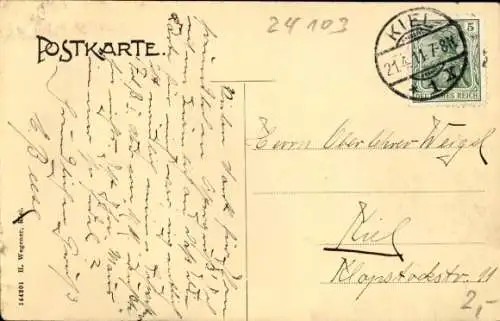 Ak Kiel, Alte Veste, Schlachterschrangen