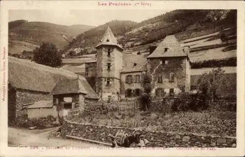 Ak Luchon Haute Garonne, Valle d'Oueil, Chateau de St. Paul