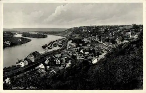 Ak Vallendar am Rhein, Gesamtansicht