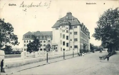 Ak Gotha in Thüringen, Realschule