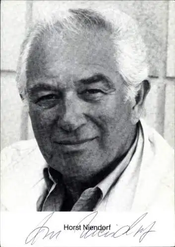 Ak Schauspieler Horst Niendorf, Portrait, Autogramm