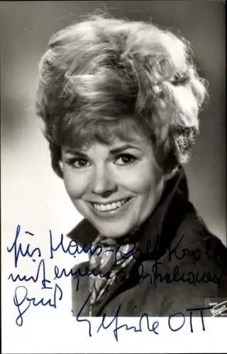 Ak Schauspielerin Elfriede Ott, Portrait, Autogramm
