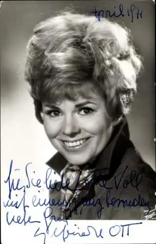 Ak Schauspielerin Elfriede Ott, Portrait, Autogramm