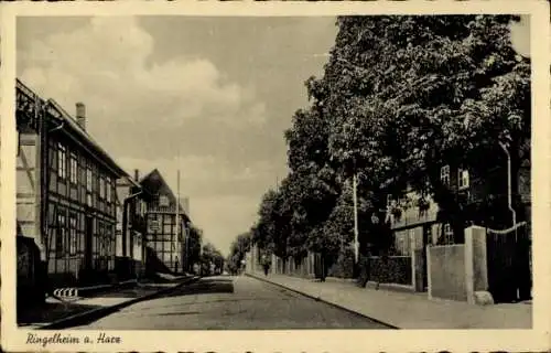 Ak Ringelheim Salzgitter in Niedersachsen, Straße