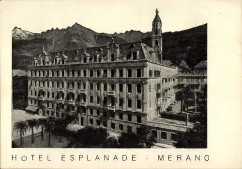 Ak Meran Merano Südtirol, Hotel Esplanade