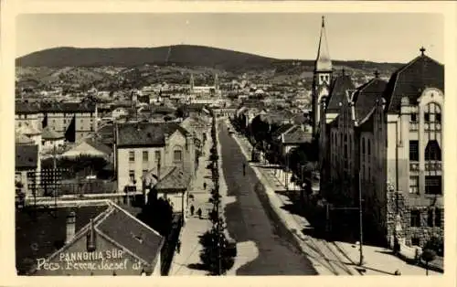 Ak Pécs Fünfkirchen Ungarn, Ferenc Josef ut.