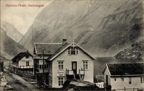 Ak Gudvangen Norwegen, Hansens Hotel