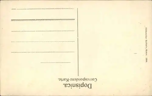 Ak Montenegro, Paar in Nationaltracht