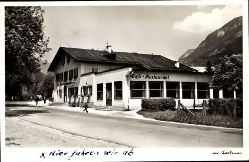 Ak Bischofswiesen Oberbayern, Gasthof Brennerbascht