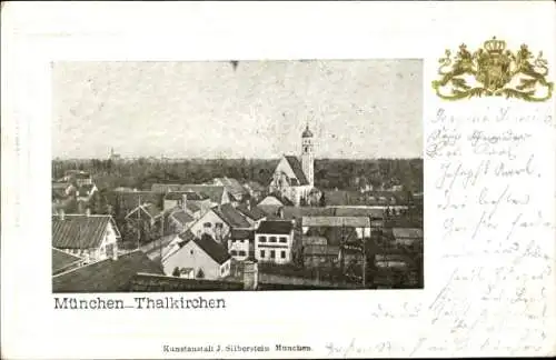 Ak Thalkirchen München, Totalansicht