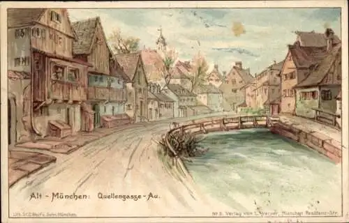 Künstler Litho Au München, Quellengasse