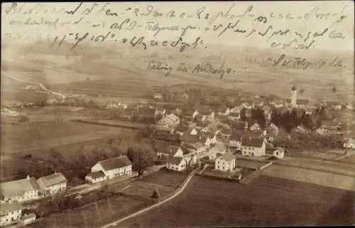 Ak Andechs am Ammersee Oberbayern, Totalansicht, Fliegeraufnahme