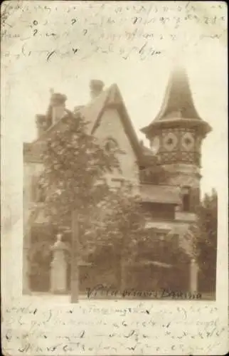 Foto Ak München Bayern, Villa gegenüber der Bavaria