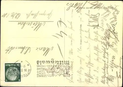 Ak Opernsängerin Guido Diemer, Portrait