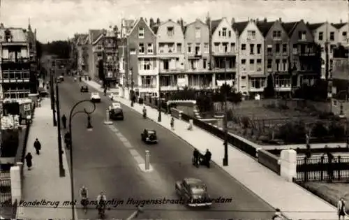 Ak Amsterdam Nordholland, Vondelbrug, Constantijin Huijgensstraat