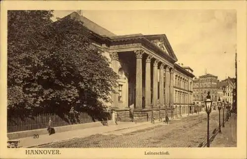 Ak Hannover in Niedersachsen, Leineschloss