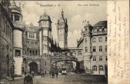 Ak Frankfurt am Main, neues Rathaus