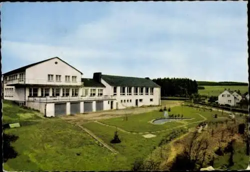 Ak Petersborn Brilon Sauerland, Gaststätte Pension A. Hornig, Garten