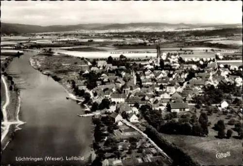 Ak Lüchtringen Höxter an der Weser, Luftbild