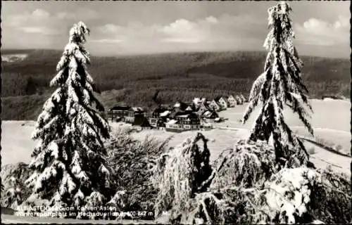 Ak Altastenberg Winterberg im Sauerland, Panorama, Winter