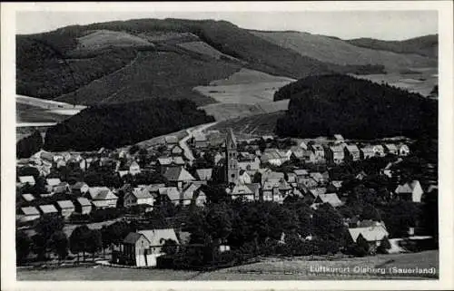 Ak Olsberg Sauerland, Panorama vom Ort