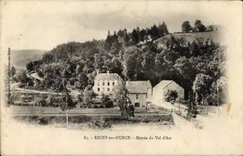 Ak Recey sur Ource Côte d'Or, Entree du Val d'Ars
