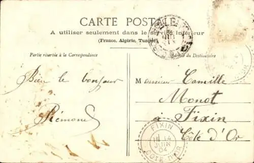 Ak Recey sur Ource Côte d'Or, Entree du Val d'Ars