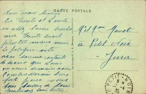 Ak Recey sur Ource Côte d'Or, Kirche, Monument