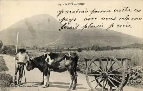 Ak Puy de Dome, Ochsenkarren