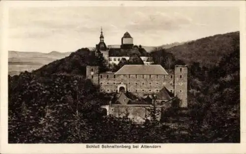 Ak Attendorn im Sauerland, Schloss Schnellenberg