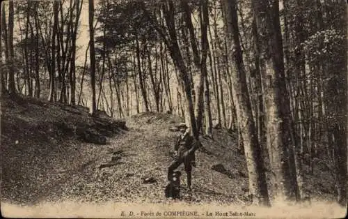 Ak Compiègne Oise, le Mont Saint-Marc