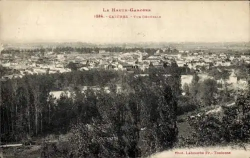 Ak Cazères sur Garonne Haute Garonne, vue generale