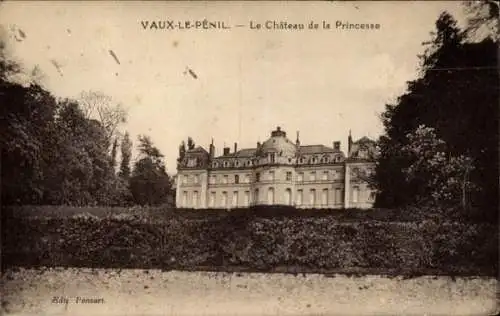 Ak Vaux le Pénil Seine et Marne, Prinzessinnenschloss