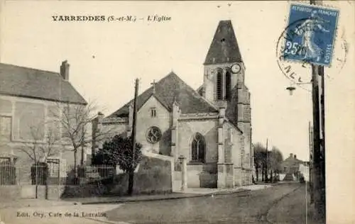 Ak Varreddes Seine et Marne, Kirche