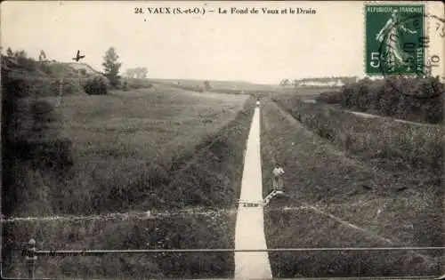 Ak Vaux de Cernay Yvelines, Le Fond de Vaux und der Abfluss