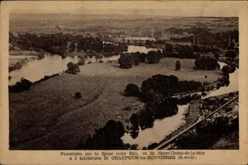 Ak Chaufour les Bonnières Yvelines, Panorama