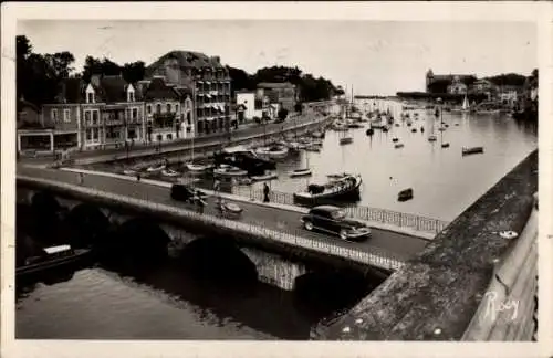 Ak Le Pouliguen Loire Atlantique, Port Pont Quai Benoit